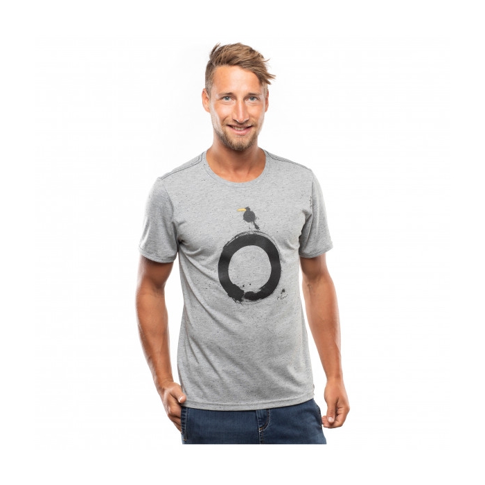 T-shirt męski Chillaz HIRSCHKRAH ZEN GREY MELANGE